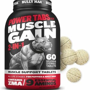 Bully Max 2-in-1 Muscle Builder Chewable Tablets